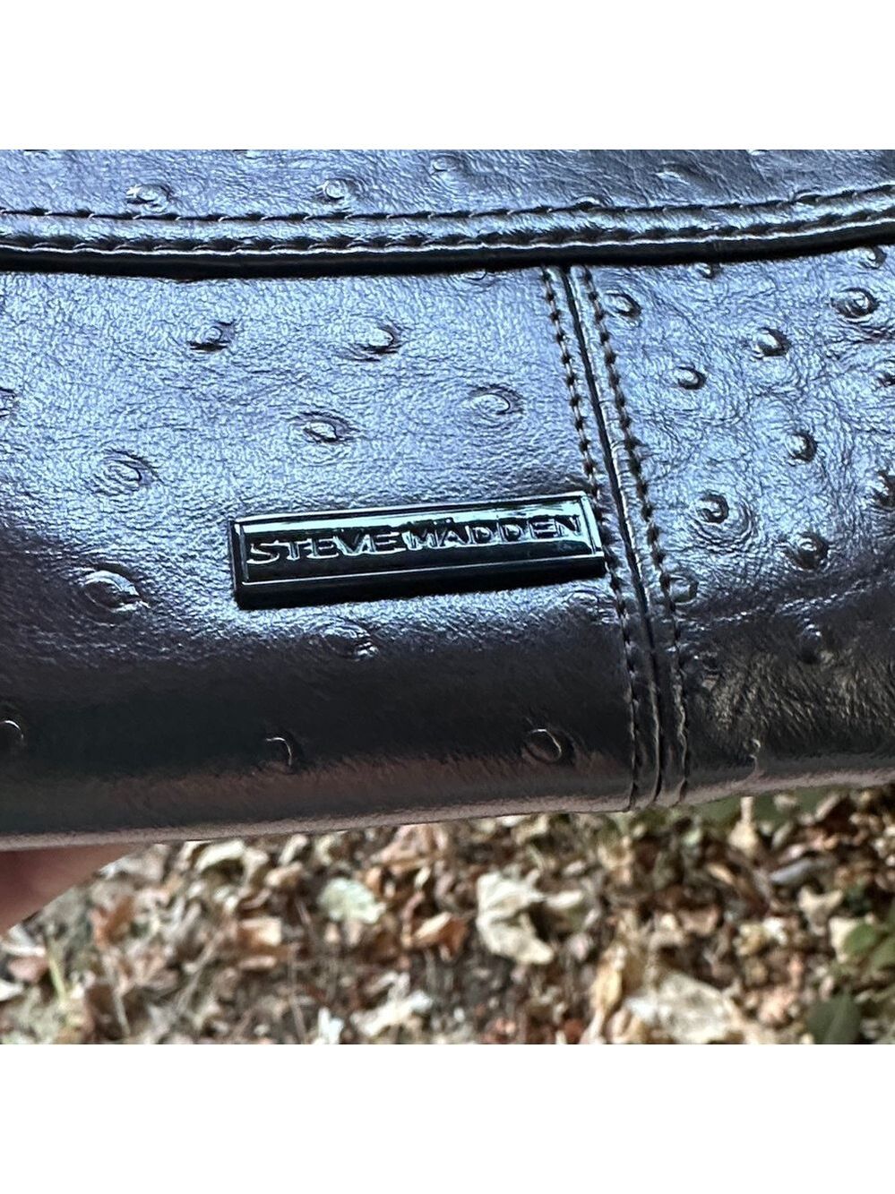 Steve Madden Shimmering Silver Wristlet - Picture 4 of 15